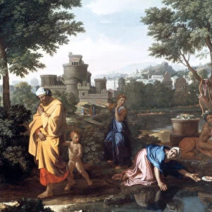 The Exposition of Moses, 1654. Artist: Nicolas Poussin