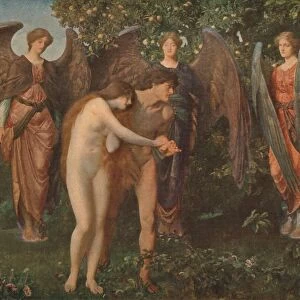 The Expulsion of Adam and Eve from Eden, 1897, (c1930). Creator: Arthur Trevethin Nowell