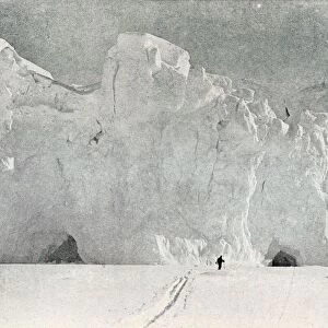 Face of a Glacier in Victoria Land, c1911, (1913). Artist: G Murray Levick