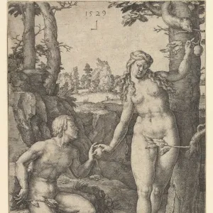 Fall of Man, 1529. Creator: Lucas van Leyden