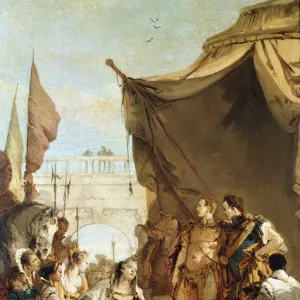 The Family of Darius before Alexander, 333 BC, (c1745). Artist: Giovanni Battista Tiepolo