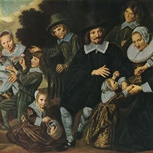 A Family Group in a Landscape, 1647-50. Artist: Frans Hals