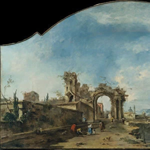 Fantastic Landscape, ca. 1765. Creator: Francesco Guardi