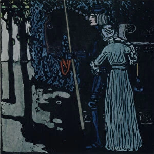 The Farewell, 1907. Artist: Kandinsky, Wassily Vasilyevich (1866-1944)