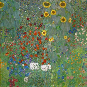 Farm Garden with Sunflowers, 1905-1906. Artist: Klimt, Gustav (1862-1918)