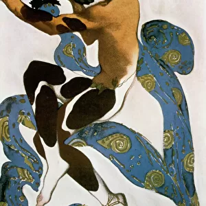 The Faun (Nijinsky), costume design for the Ballets Russes, 1912. Artist: Leon Bakst