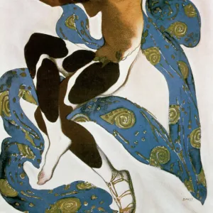 The Faun (Nijinsky), costume design for the Ballets Russes, 1912. Artist: Leon Bakst