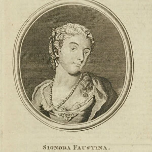 Faustina Hasse, born Bordoni (1697-1781), 1777