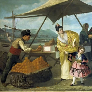 Federico Maria Eder Gattens Pintor Espanol 1615-1673 Puesto De Naranjas