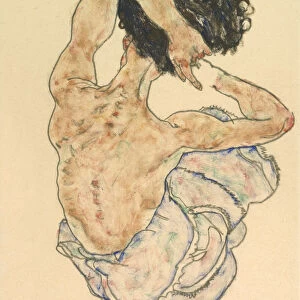 Female back act, 1917. Creator: Schiele, Egon (1890-1918)