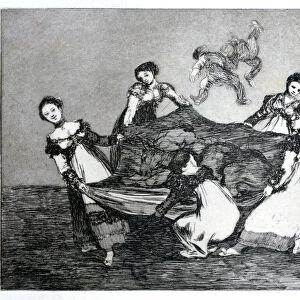 Female Riddle, 1819-1823. Artist: Francisco Goya