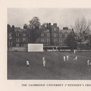 Fenners, the Cambridge University Cricket Ground, 1912. Artist: Sports and General