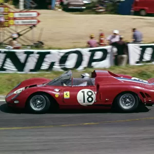 Ferrari 365 P2, Rodriguez - Vaccarella, 1966 Le Mans. Creator: Unknown