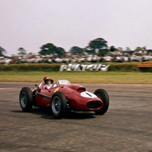 Ferrari, Peter Collins, 1958 British Grand Prix. Creator: Unknown