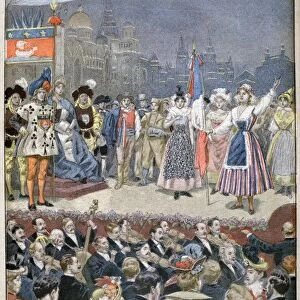 Festivity popular with Paul Deschanel, President of France, 1900. Artist: Oswaldo Tofani