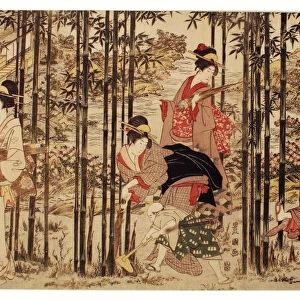 The Fifth Month, a Set of Three (Gogatsu sambukutsui), from the series "Twelve Months... c. 1798. Creator: Utagawa Toyokuni I