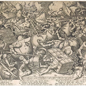 The Fight of the Moneybags and Strongboxes (The Battle about Money), ca 1563
