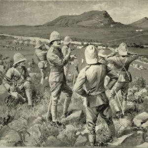 Fighting Mac and the Highland Brigade in Action at Koodoesberg, 1900