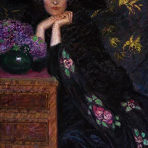 Figura di Donna (Ritratto di Violette), 1920. Creator: Lionne (Della Leonessa)