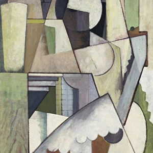 Figure with Guitar II, 1914. Creator: Henry Fitch Taylor
