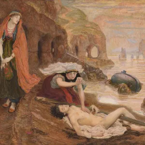 The finding of Don Juan by Haidee, 1869-1870. Artist: Brown, Ford Madox (1821-1893)