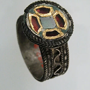 Finger Ring, Frankish, 6th-7th century. Creator: Unknown