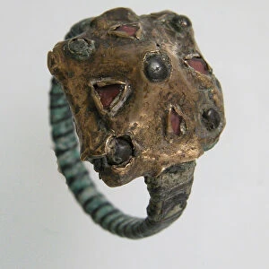 Finger Ring, Frankish, ca. 600. Creator: Unknown