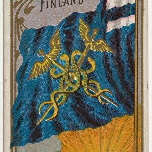 Finland, from Flags of All Nations, Series 2 (N10) for Allen &