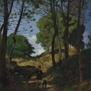 Fir Trees in Les Trembleaux, near Marlotte (Sapins aux Trembleaux a Marlotte), 1854
