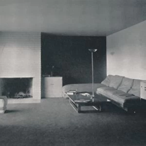 Fireplace corner by Richard J. Neutra, 1942