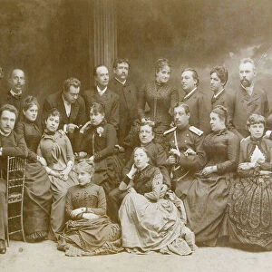 The first dramatic theatre group in Warsaw, 1866