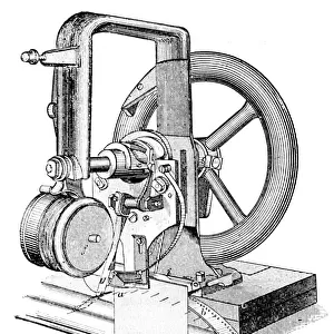 First lockstitch sewing machine, invented by Elias Howe, c19th century