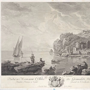 First View of Marseille, 1776. Creator: Jacques Aliamet