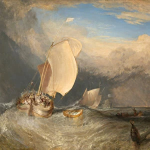 Fishing Boats with Hucksters Bargaining for Fish, 1837 / 38. Creator: JMW Turner