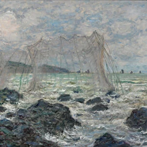 Fishing nets at Pourville, 1882. Artist: Monet, Claude (1840-1926)