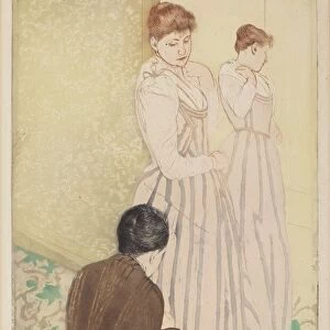 The Fitting, 1890-1891. Creator: Mary Cassatt