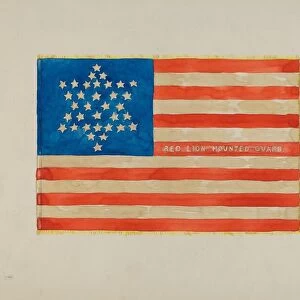 Flag: Civil War, c. 1936. Creator: Edward Grant