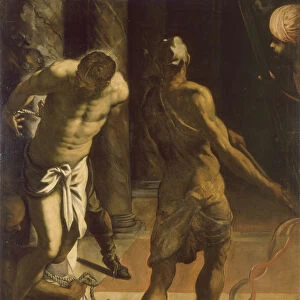 The Flagellation of Christ, 1570s. Creator: Tintoretto, Jacopo (1518-1594)