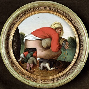 The Flatterers. Artist: Brueghel, Pieter, the Younger (1564-1638)