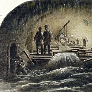 Fleet River, London, 1854