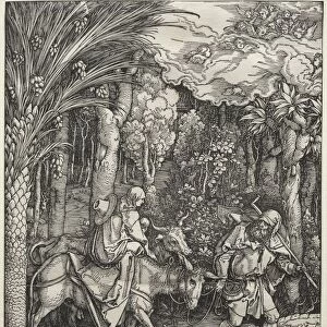 The Flight into Egypt, c. 1503-1505. Creator: Albrecht Dürer (German, 1471-1528)