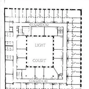 Floor plans, the SW Straus & Co Building, Chicago, Illinois, 1924