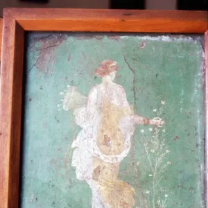 Flora or Primavera, Roman wall painting from Pompeii, c1st century