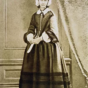 Florence Nightingale, English nurse and hospital reformer, c1850s