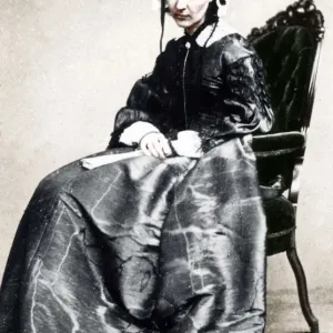 Florence Nightingale, English nurse and hospital reformer, 1854 Florence Nightingale, English nurse and hospital reformer, 1854