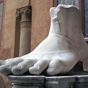 Foot from a colossal Roman statue, 3rd century BC