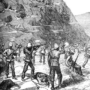 Foraging Party of the 67th Attacked by the Afghans, (Nov 9, 1879), c1880