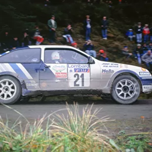 Ford Sierra RS Cosworth, Jimmy McRae 1989 RAC Rally. Creator: Unknown