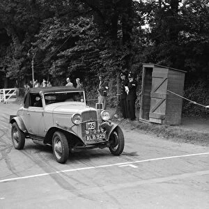 Ford V8 of WCN Norton, winner of a silver award at the MCC Torquay Rally, July 1937