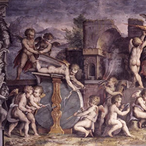 The Forge of Vulcan, 1556-1557. Artist: Vasari, Giorgio (1511-1574)